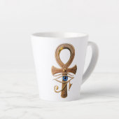 egyption pharaoh art late coffee mug カフェラテマグ (右アングル)