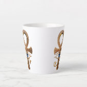 egyption pharaoh art late coffee mug カフェラテマグ (正面)