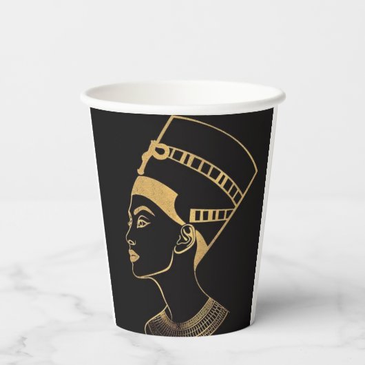  egyption pharaoh  art paper coffee cups  紙コップ (裏面)
