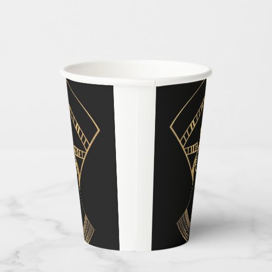  egyption pharaoh  art paper coffee cups  紙コップ (右)