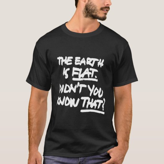 Ehはフラットディドナユーロ™T知っているEh引用文 Tシャツ (正面)