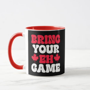 Ehゲームを持って来るカナダ国旗カナダ マグカップ