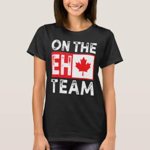 Ehチームカナダ日メープルリーフカナダ国旗 Tシャツ