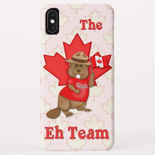 Ehチームビーバー Case-Mate iPhoneケース (裏面)