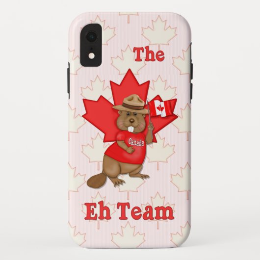 Ehチームビーバー Case-Mate iPhoneケース (裏面)