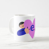 EH思いやりのマグカップ コーヒーマグカップ (正面左)