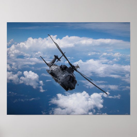 EH101メルリンヘリコプター ポスター (正面)