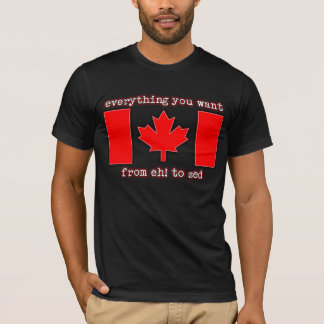 Eh! から Zed カナダシャツ カナダの誇り Tシャツ