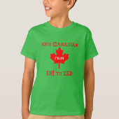 Eh!からZedまでカナダ人100% – 子供Tシャツ Tシャツ (正面)