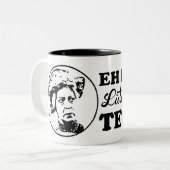 EH DAか。! あなたのTETAに聞いて下さい! ツートーンマグカップ (正面左)