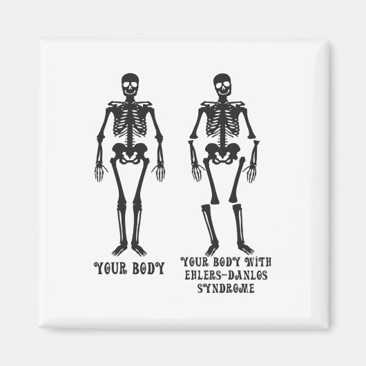 Ehlers – あなたの体Ehlers Danlos Syndrome Awa マグネット (正面)