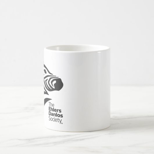 Ehlers-Danlosの社会の役人のロゴ コーヒーマグカップ (中央)