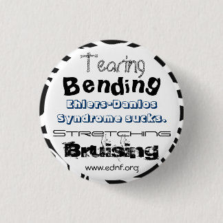 Ehlers-Danlosシンドロームは吸います 缶バッジ