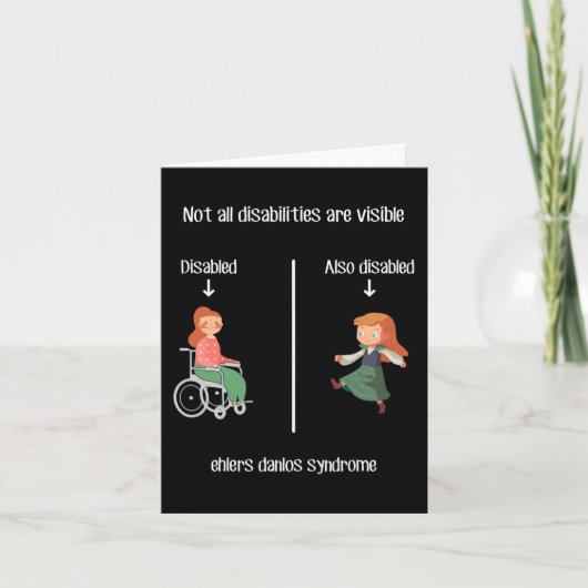 Ehlers Danlos症候群すべての障害がVであるわけではない カード (正面)