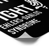 Ehlers-Danlos症候群 EDS 戦う ポスター (角)