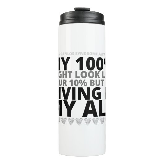 Ehlers Danlos (EDS)マイ！00% タンブラー (正面)