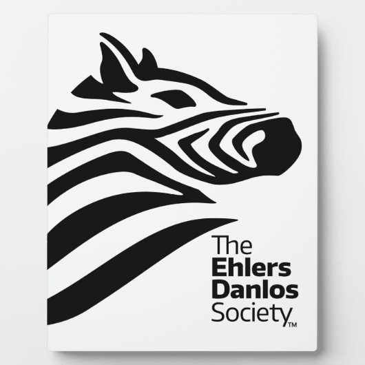 Ehlers-Danlos Societyの公式ロゴ フォトプラーク (正面)