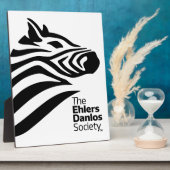Ehlers-Danlos Societyの公式ロゴ フォトプラーク (側面)