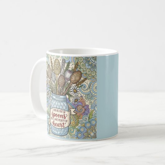 Ehlers Danlos Spoonie Personalized Mug コーヒーマグカップ (正面左)
