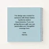 Ehlers Danlos Spoonie Spiral Notebook ノートブック (裏面)