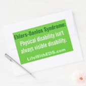 Ehlers-Danlos Syndrome (EDS)ステッカー 長方形シール (封筒)