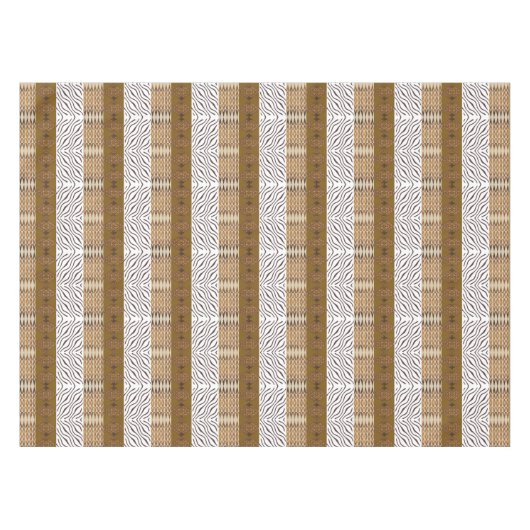 Ehnicのアフリカの種族の幾何学的 テーブルクロス (正面(横))