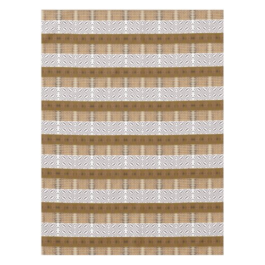 Ehnicのアフリカの種族の幾何学的 テーブルクロス (正面)