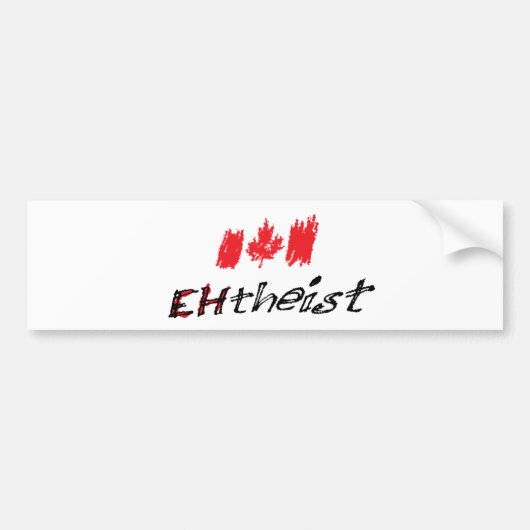 EHTheist (無神論者) バンパーステッカー (正面)