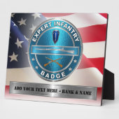 EIB専門家インファントリマンバッジ フォトプラーク (側面)