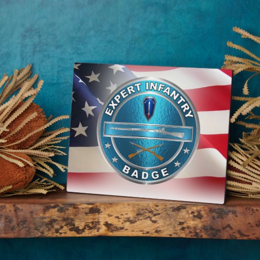 EIB専門家インファントリマンバッジ フォトプラーク (側面)
