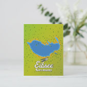 Eibseeドイツ旅行ポスター。 ポストカード (スタンド正面)