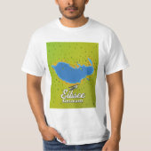 Eibseeドイツ旅行ポスター。 Tシャツ (正面)