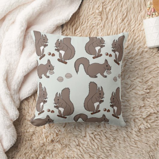 Eichhörnchen Design クッション (ブランケット)