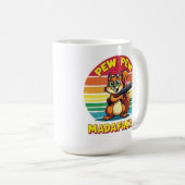 Eichhörnchen im Action-Modus: PEW PEW! コーヒーマグカップ (正面右)
