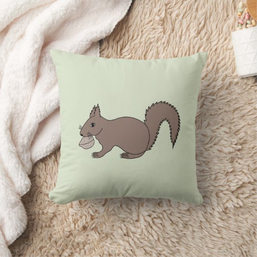 Eichhörnchen mit Nüssen クッション (ブランケット)
