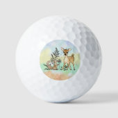 Eichhörnchen und Reh Golfball ゴルフボール (正面)
