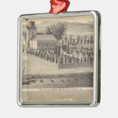 Eichlerのマイヤーの住宅 メタルオーナメント (左)