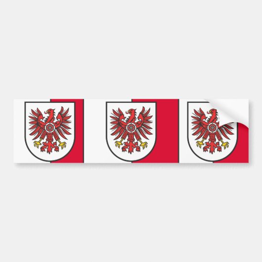 Eichsfeld、ドイツ バンパーステッカー (正面)