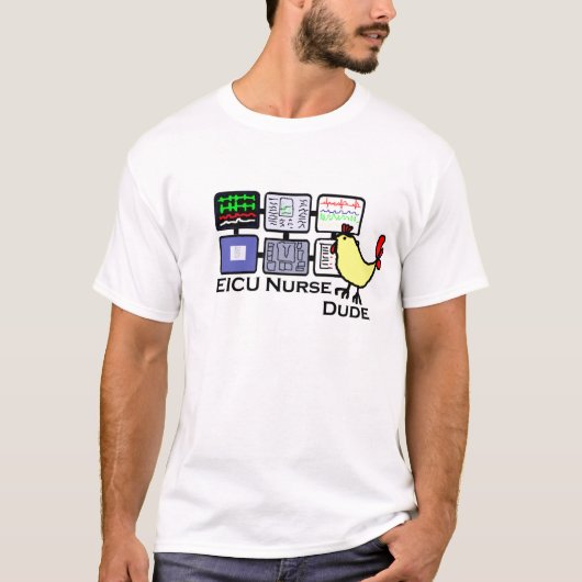 eICUのナースの男 Tシャツ (正面)