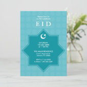 Eidお祝い8ポイントスターパーティの招待状 招待状 (スタンド正面)