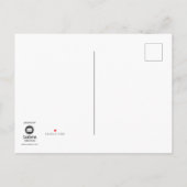 Eidの企業のな郵便はがき-赤 案内ポストカード (裏面)