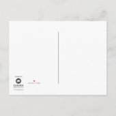 Eidの企業のな郵便はがき-青及び緑 インビテーションポストカード (裏面)