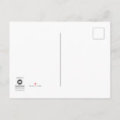 Eidの企業のな郵便はがき-青 案内ポストカード (裏面)