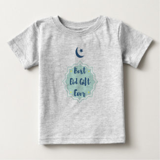 Eidの最も最高のなギフトの常にベビーのTシャツ ベビーTシャツ