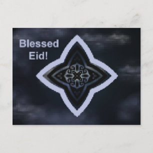 Eidの案内応答 – カスタマイズ可能な案内応答カード ポストカード