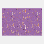 Eidギフトラッピング紙シート、19インチx 29インチ、セット3 ラッピングペーパーシート (正面)