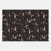 Eidギフトラッピング紙シート, 19" x 29", 3セット ラッピングペーパーシート (正面)