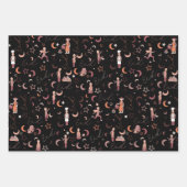 Eidギフトラッピング紙シート， 19" x 29", 3セット ラッピングペーパーシート (正面)