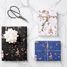 Eidギフトラッピング紙シート, 19" x 29", 3セット