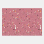 Eidギフトラッピング紙シート, 19" x 29", 3セット ラッピングペーパーシート (正面2)